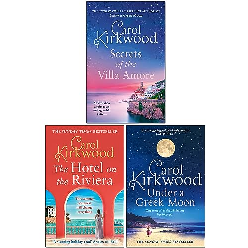 Carol Kirkwood Collection 3 Books Set (secrets Of The Villa Amore , Th 