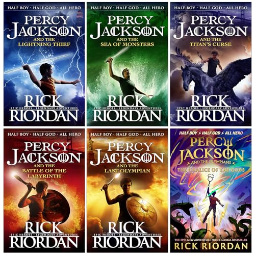 Percy Jackson Collection 8 Books Set By Rick Riordan (Percy Jackson and The  Lightning Thief, The Last Olympian, The Titan's Curse, The Sea of Monsters,  The Battle of the Labyrinth and More) 