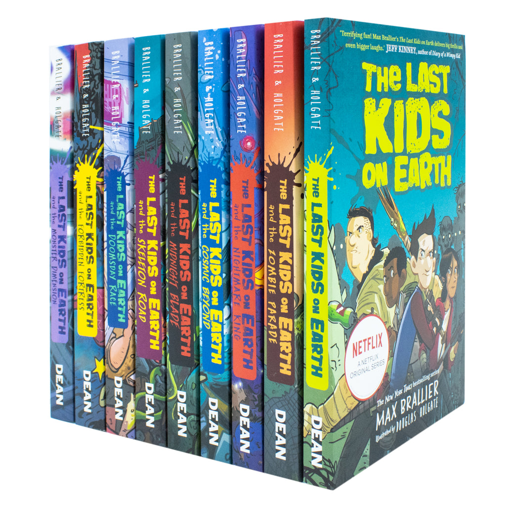 The Last Kids On Earth Series Books 1 - 9 Collection Set By Max  Brallier(Last Kids On Earth, Zombie Parade, Nightmare King, Cosmic Beyond,  Midnight 