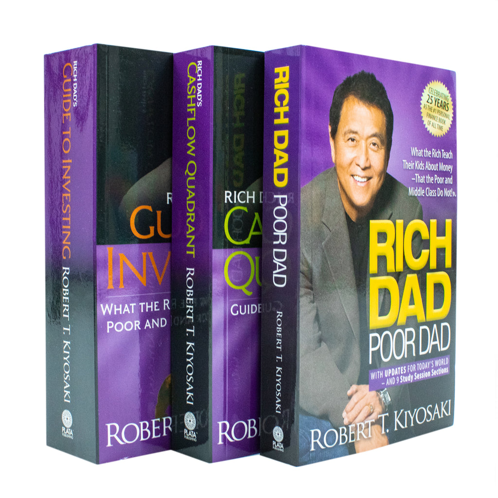 Robert T Kiyosaki 3 Books Collection Set Rich Dads Guide To Investin