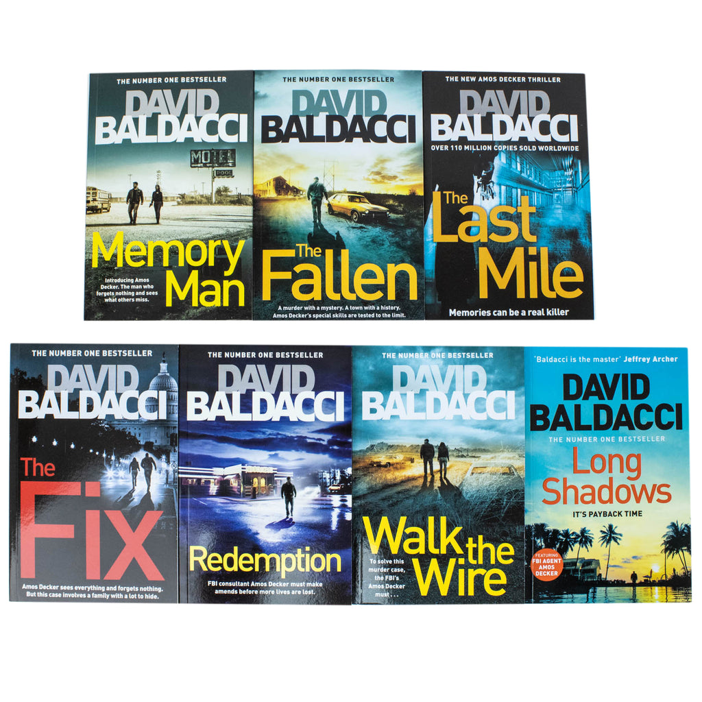 Amos Decker Series Books 1 7 Collection Set by David Baldacci