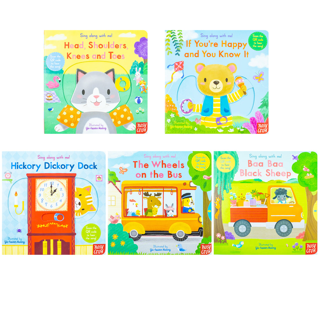 Sing Along with me Series 5 Books Collection Set By Yu-hsuan Huang