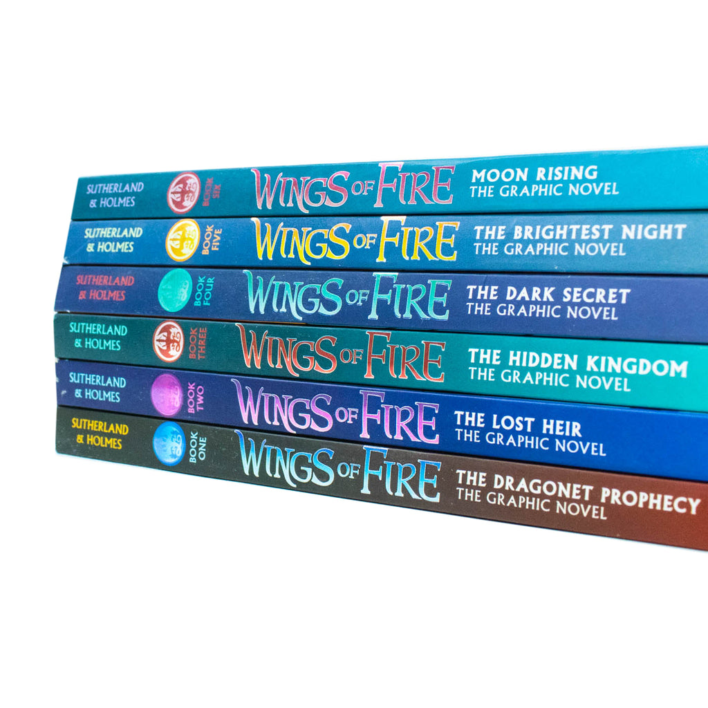 Wings of Fire Graphic Novel 1-6 Collection 6 Book Set by Tui T. Suther –  Lowplex