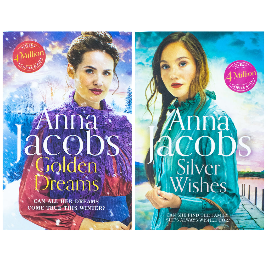 Anna Jacobs Jubilee Lake Series 2 Books Collection Set (silver Wishes 