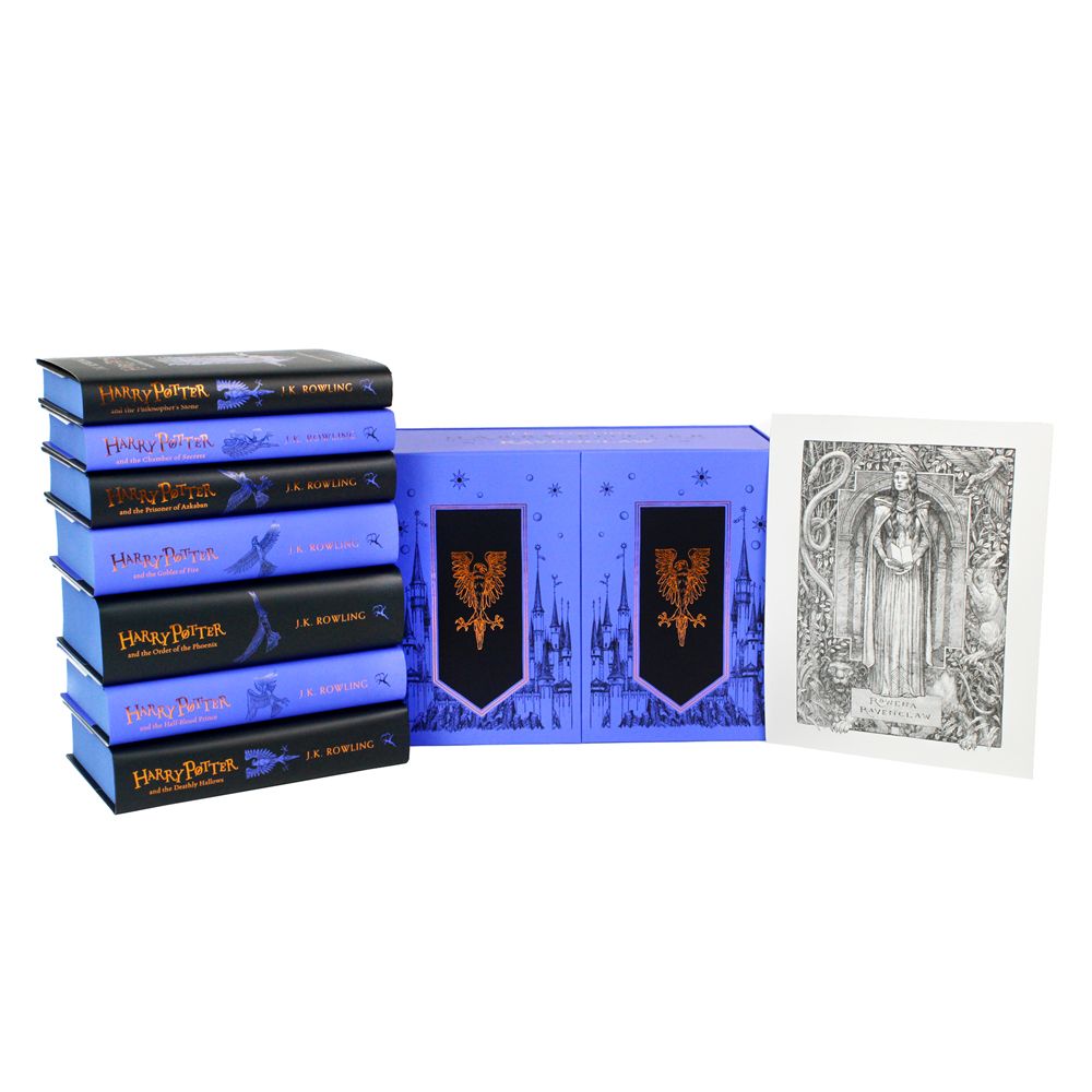 Livro harry potter ravenclaw house editions paperback box set de j. k.  rowling (inglês)