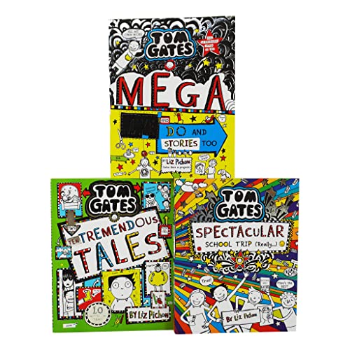 Tom Gates Series 3 Books Collection Set (16 to 18) [Mega