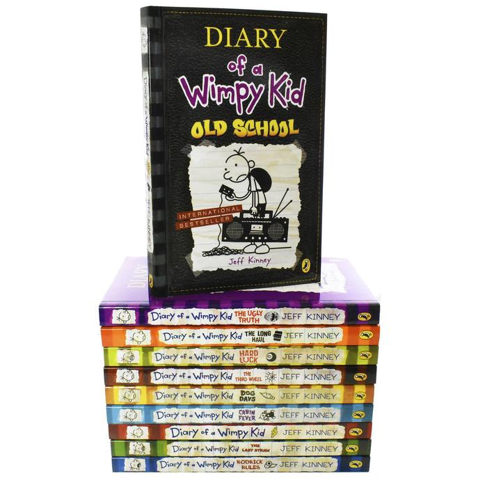 Diary of a Wimpy Kid 12 Books Complete Collection Set New(Diary Of a Wimpy  Kid,Rodrick Rules,The Last Straw,Dog Days,The Ugly Truth,Cabin Fever,The  Third Wheel,Hard Luck,The Long Haul,Old School..etc : Jeff Kinney:  