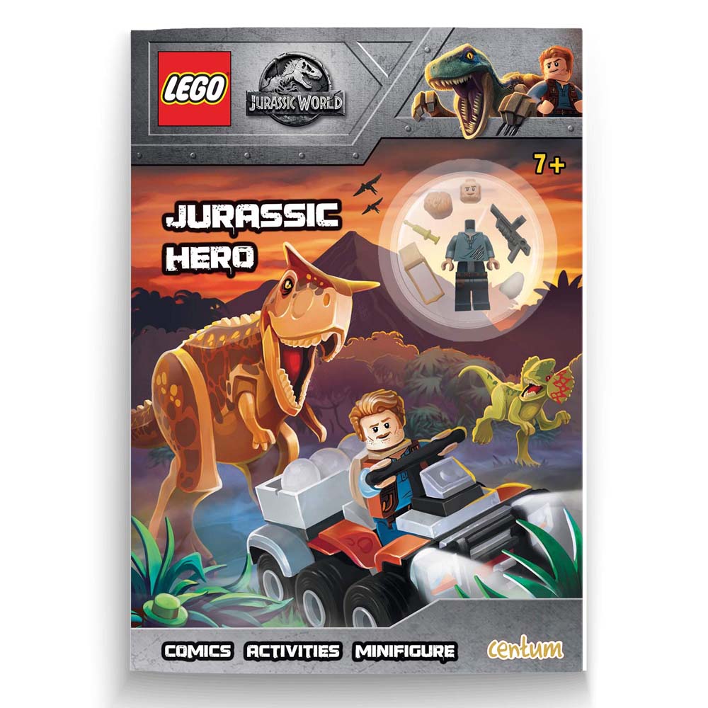 Lego activity store book with minifigure