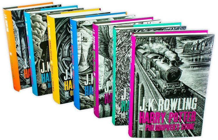 Harry Potter Box Set Books 1-5 Hard Back Collectors Edition J K Rowling  9780747569633 on eBid United States
