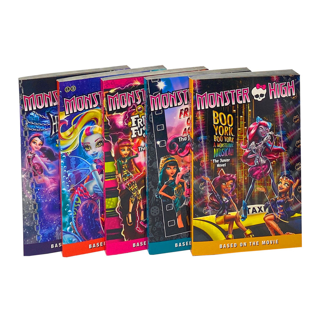 Monster High Junior Novel Collection 5 Books Set TV Series – Lowplex