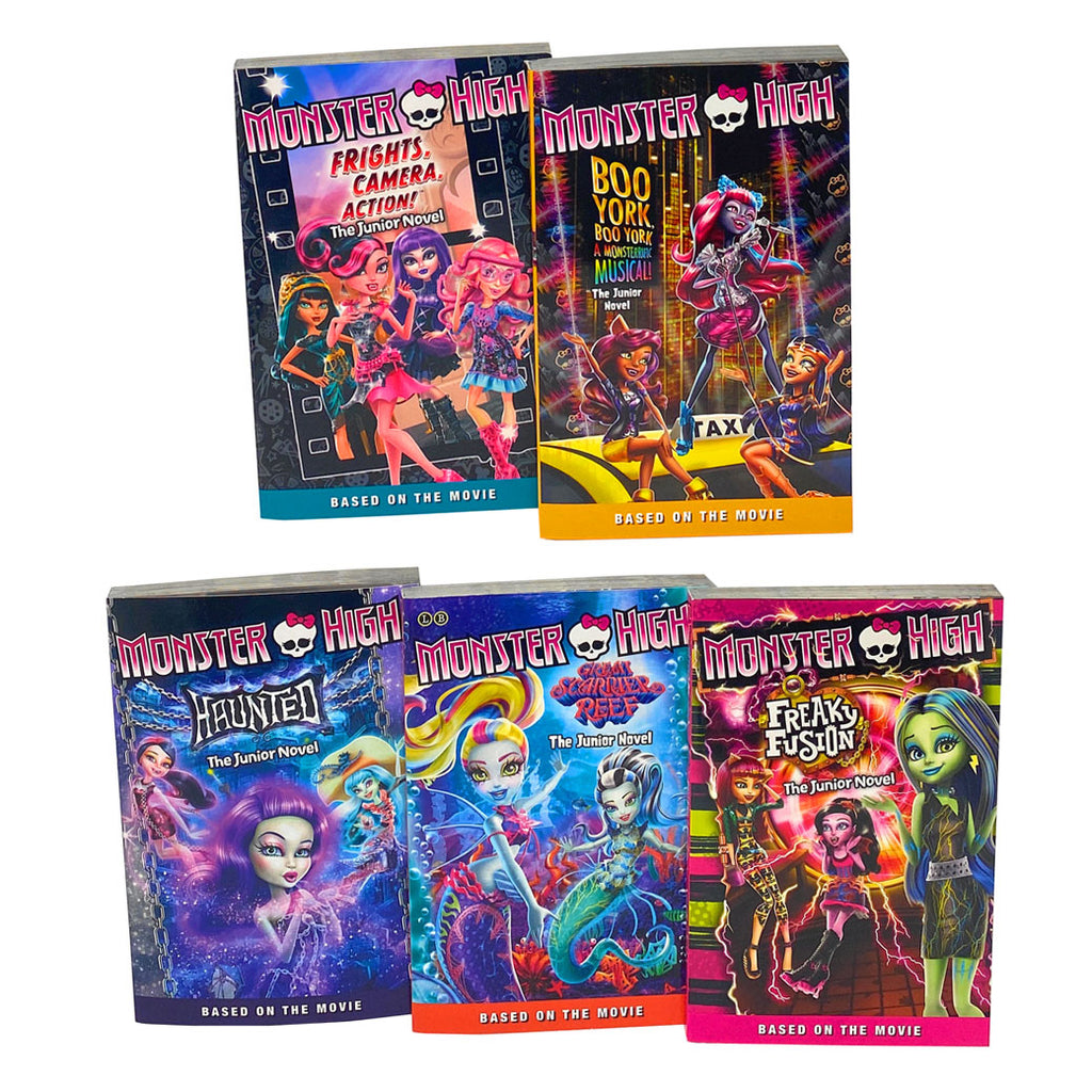 Monster High Junior Novel Collection 5 Books Set TV Series – Lowplex