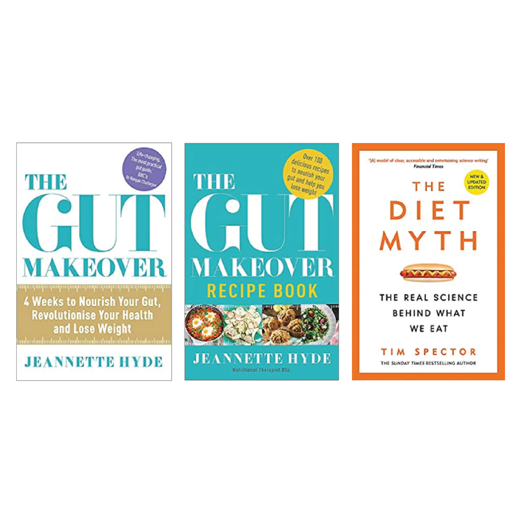 The Gut Makeover, Recipe Book By Jeannette Hyde & The Diet Myth By