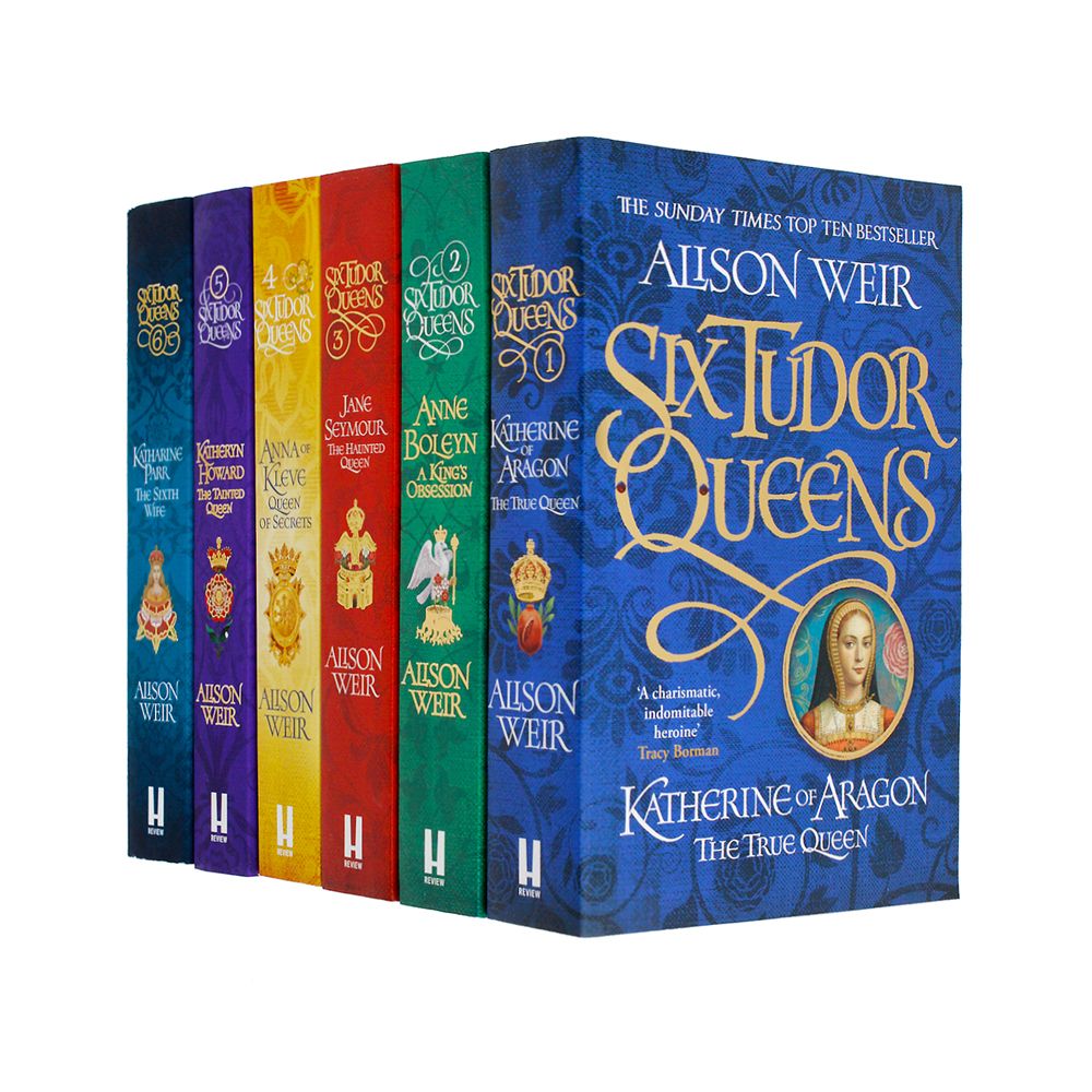 Alison Weir Six Tudor Queens Collection 6 Books Set Katherine of