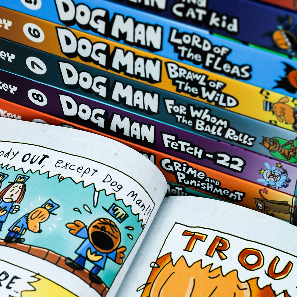 Dog man store book order