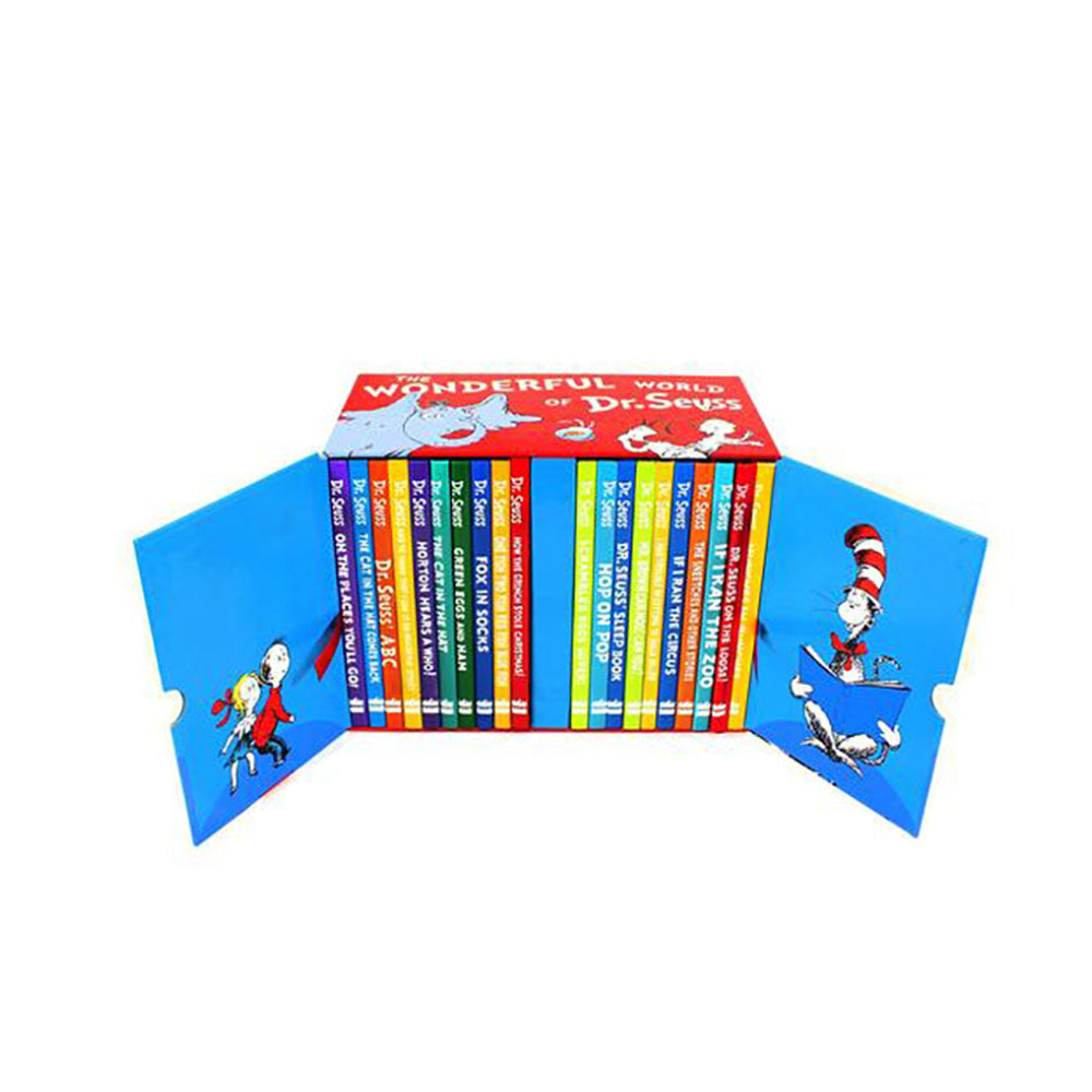 DR. SEUSS COMPLETE COLLECTION SET: A 59 Title Brand New Dr. Seuss Book Set  with a Trinket Box of Party Supplies! by Dr. Seuss: New Hardcover