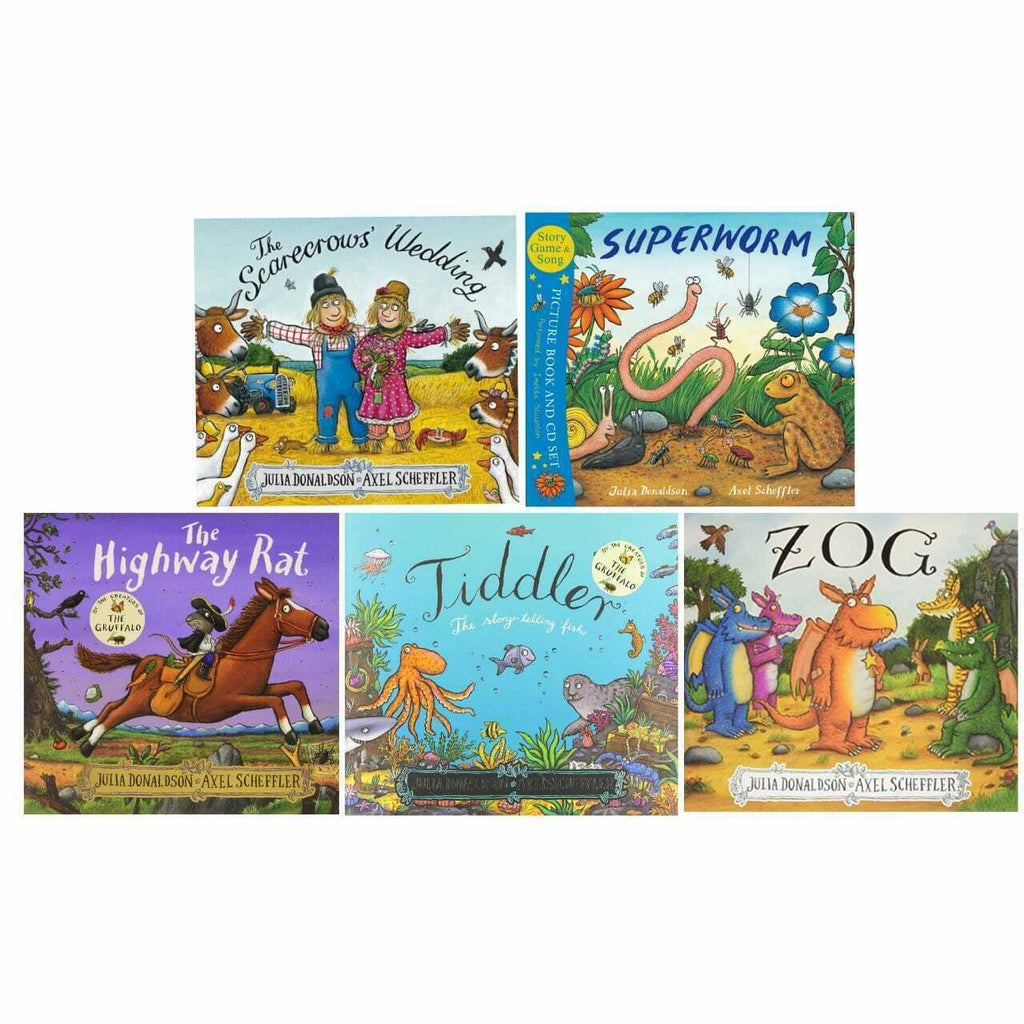 Julia Donaldson The Ugly 5 Books Collection Set (Ugly, Stick, Tiddler, –  Lowplex