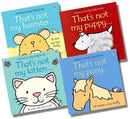 Usborne That's Not My... Pet Collection - 4 Books RRP 23.96 (That's not my hamster; That's not my kitten; That's not my pony; That's not my puppy)