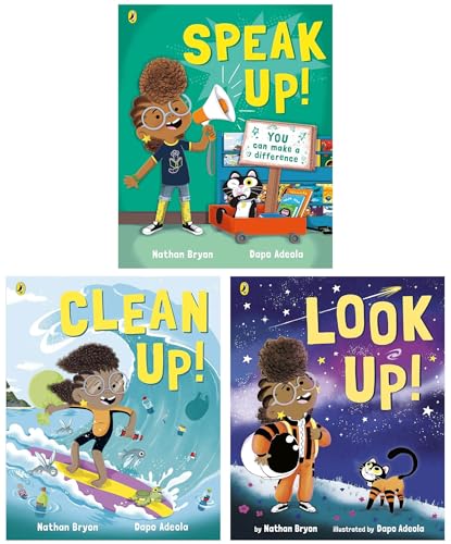 Nathan Bryon 3 Books Collection Set (Look Up!, Clean Up!, Speak Up ...