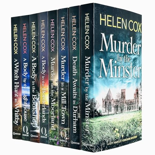 The Kitt Hartley Yorkshire Mysteries Series 8 Books Collection Set By Helen Cox (Murder by The Minster, Death Awaits in Durham, Murder in a Mill Town, A Body in the Borderlands & More)