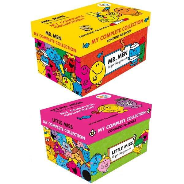 Mr Men & Little Miss My Complete Collection By Roger Hargreaves 84 Books Set