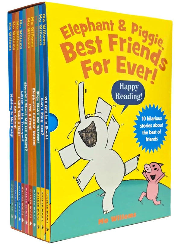 Elephant & Piggie, Best Friends For Ever Series 2 by Mo Willems 10 Picture Books Collection Box Set