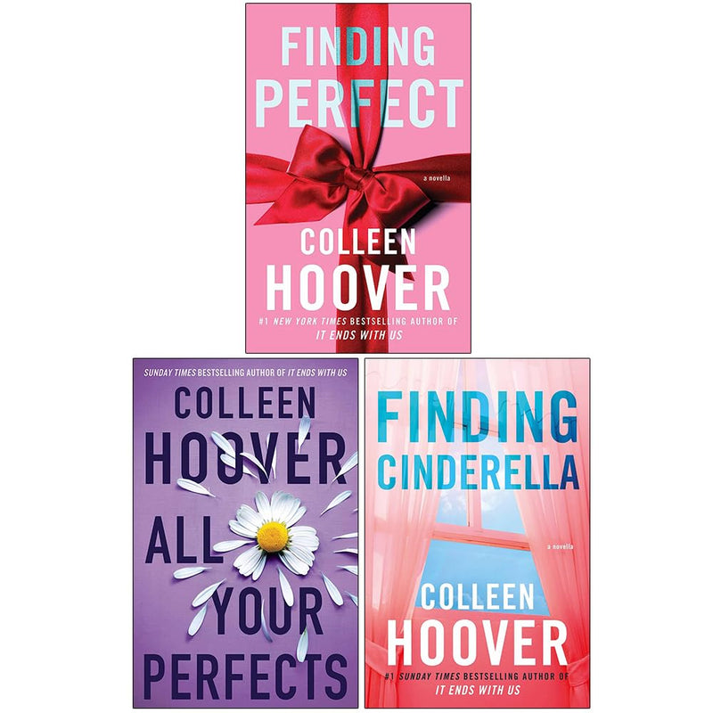 Colleen Hoover Collection 3 Book Set (Finding Cinderella, Finding Perfect, All your Perfects)