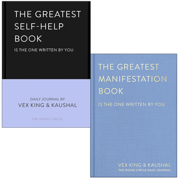 The Greatest Self-Help Book and The Greatest Manifestation Book (is the one written by you) By Vex King, Kaushal, The Rising Circle 2 Books Collection Set