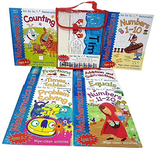 Get Set Go Mathematics By Miles Kelly 8 Books Set Collection