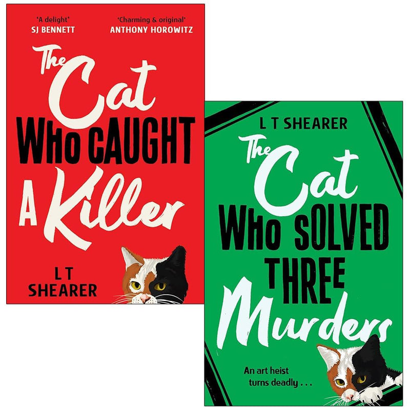 Conrad the Cat Detective Series By LT Shearer 2 Books Collection Set (The Cat Who Solved Three Murders and The Cat Who Caught a Killer)