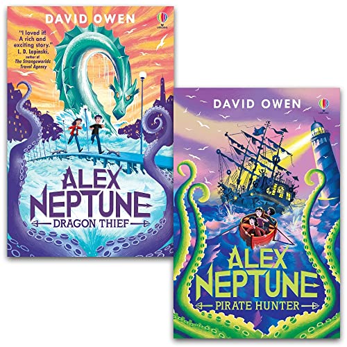 Alex Neptune 2 Books Set by David Owen (Pirate Hunter, Dragon Thief ...