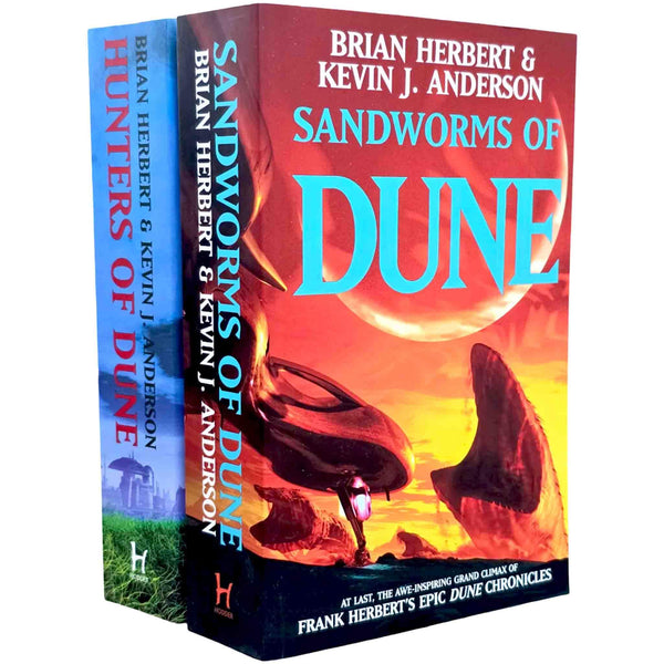 Dune Sequels 2 Books Collection Set – Hunters of Dune & Sandworms of Dune – Epic Sci-Fi Adventure,Thrilling Storylines & Classic Dune Universe Fiction