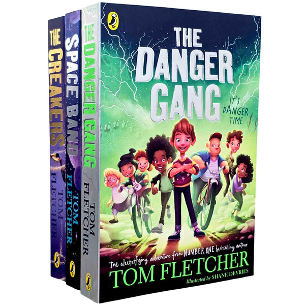 Tom Fletcher 3 Books Collection Set (The Creakers, The Danger Gang and Space Band)