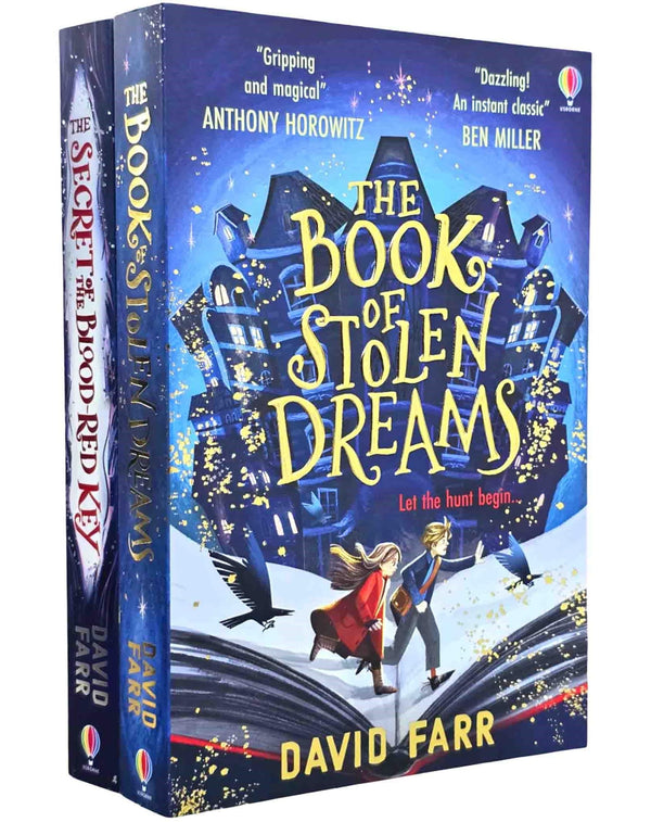 The Stolen Dreams Adventures By David Farr 2 Books Collection Set (The Book of Stolen Dreams and The Secret of the Blood-Red Key)