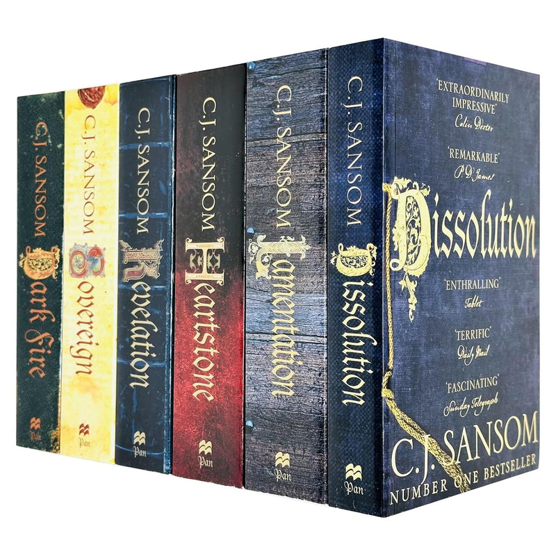 The Shardlake Series Collection 6 Books Set By C.J. Sansom, Dissolution Dark Fire