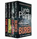 Detective Jack Warr Series & Pure Evil 4 Books Collection Set By Lynda La Plante (Judas Horse, Pure Evil, Vanished, Buried)