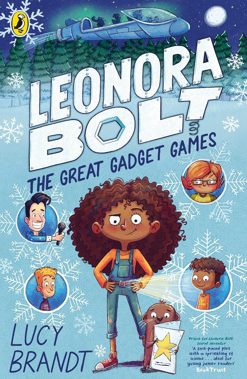 Leonora Bolt Series 4 Books Collection Set by Lucy Brandt (Secret Inventor, Deep Sea Calamity, Eco Engineer & The Great Gadget Games)