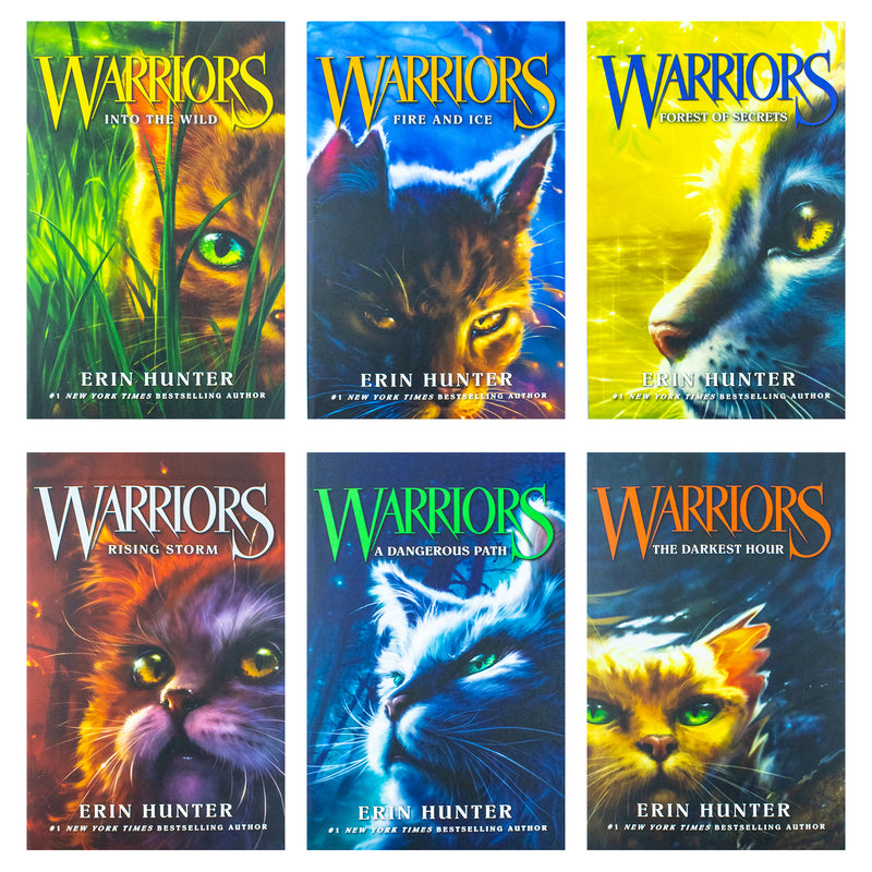 Warrior Cats  Series 1 The Prophecies Begin - 6-Book Collection by Erin Hunter for ages 8+! Perfect for young readers seeking adventure and fantasy!