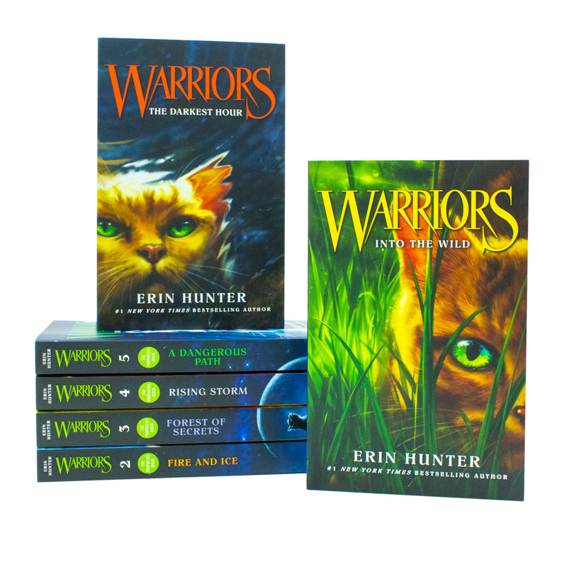 Warrior Cats  Series 1 The Prophecies Begin - 6-Book Collection by Erin Hunter for ages 8+! Perfect for young readers seeking adventure and fantasy!