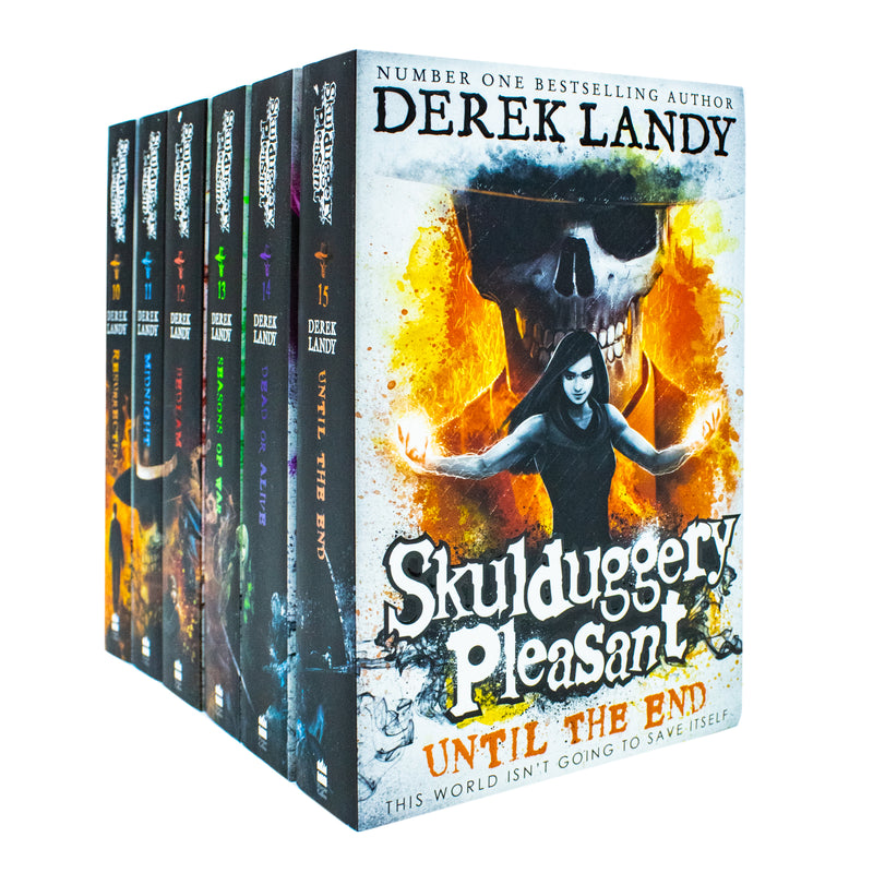 Derek Landy Skulduggery Pleasant Series 6 Books Collection Set  (Book 10 - 15)