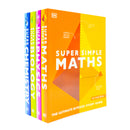 DK Super Simple Study Guide 4 Books Collection Set (Super Simple Maths, Chemistry, Physics & Biology)