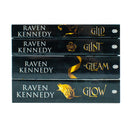 The Plated Prisoner Series Collection 4 Books Set By Raven Kennedy (Gild, Glint, Gleam,Glow)