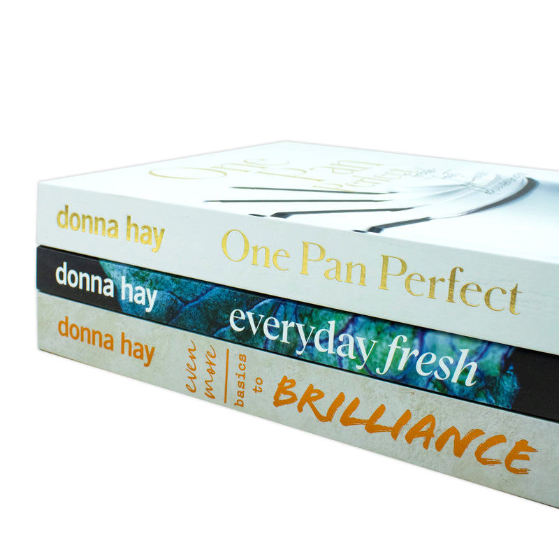 Donna Hay Collection 3 Books Set (One Pan Perfect, Even More Basics to Brilliance and Everyday Fresh)