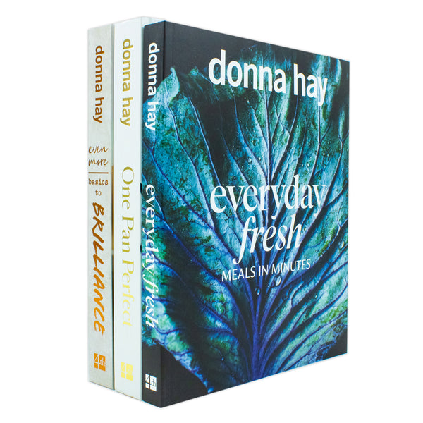 Donna Hay Collection 3 Books Set (One Pan Perfect, Even More Basics to Brilliance and Everyday Fresh)