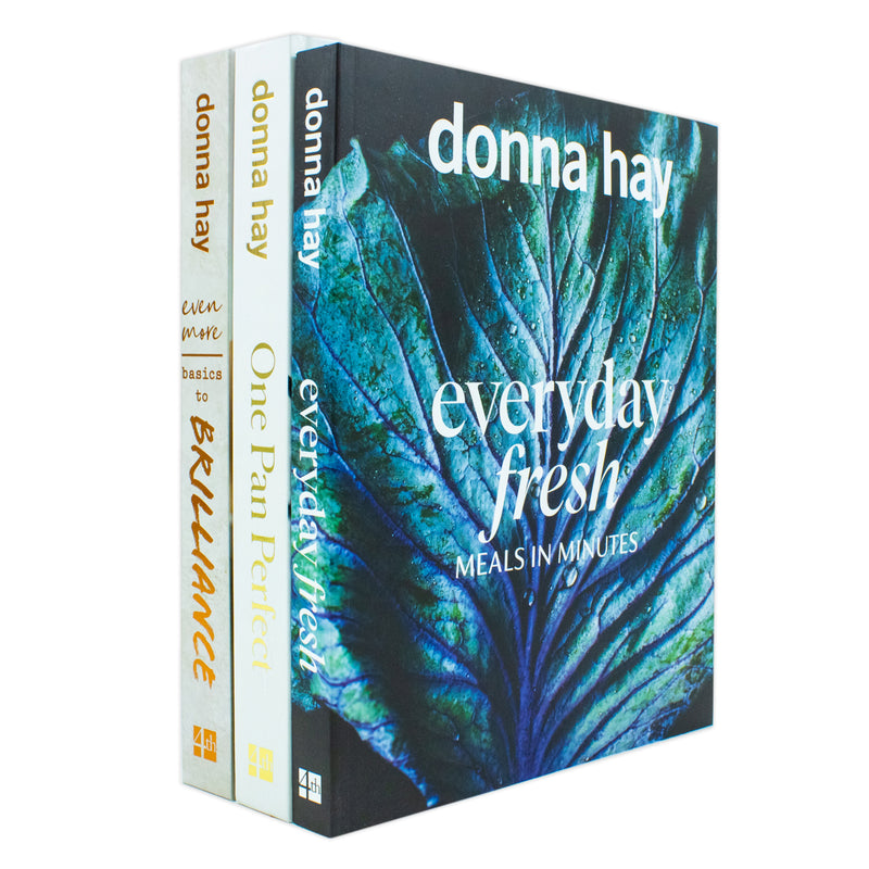 Donna Hay Collection 3 Books Set (One Pan Perfect, Even More Basics to Brilliance and Everyday Fresh)