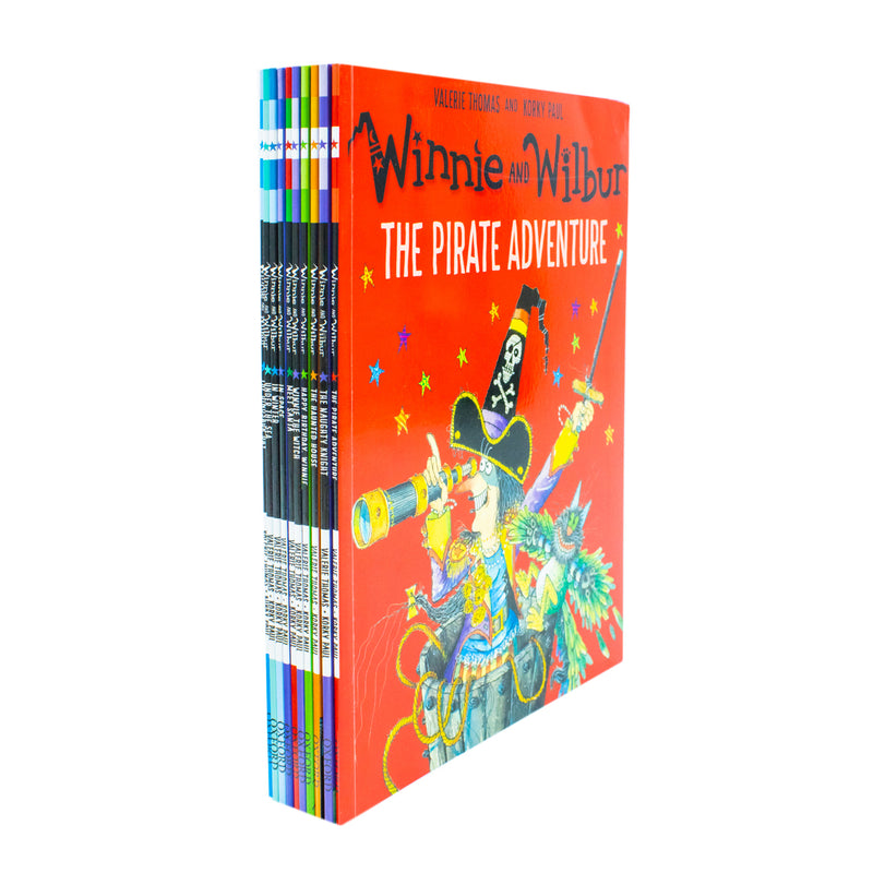 Winnie the witch and wilbur 10 Book Set Collection - Children illustrated Series 2 In Space