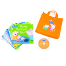 The Peppa Pig Collection 10-Book Set In A Orange Gift Bag with Audio CD Perfect for Ages 0-5 - Enjoy the Adventures of Peppa in Paperback Format