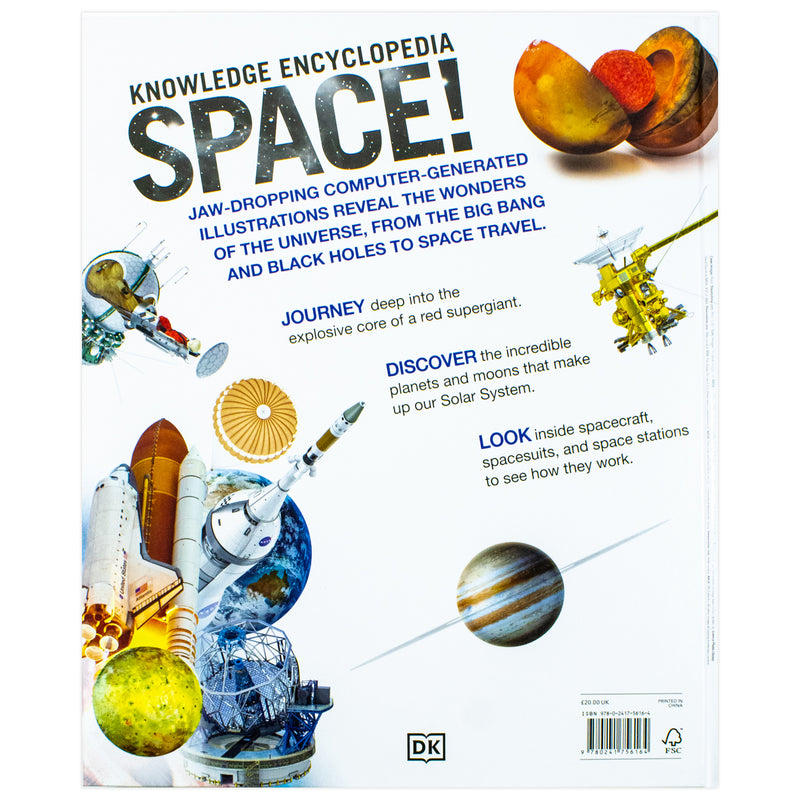 Knowledge Encyclopedia Space! Book | The Ultimate Kids’ Guide to the Universe, Planets, Stars & Black Holes – Fun Science & Astronomy Learning