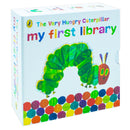 The Very Hungry Caterpillar, My First Library by Eric Carle - Learn Animal Sounds, Words, Numbers, Colors - Perfect for 3+ Year Olds