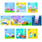 Peppa Pig Collection 10 Books Set in a Purple Gift Bag With Audio CD - Perfect for Ages 0-5 - Enjoy the Adventures of Peppa in Paperback Format