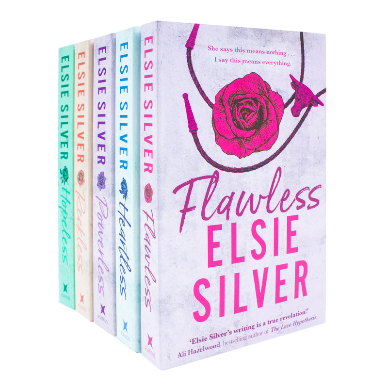 Elsie Silver Chestnut Springs Series 5 Books Collection Set (Hopeless, Heartless, Flawless, Powerless, Reckless)